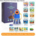 Story Projector With Night Light Flashlight Toy For Childen Sleeping Story Machine Luminous Toy Baby Early Learning Educational