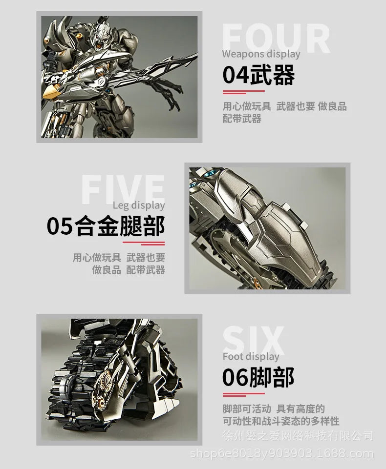 30cm Transformation Megatron Optimus Prime Bumblebee Deformation Movie G1 Anime Figure Action Figure Alloy Robot Mode Toys Gifts