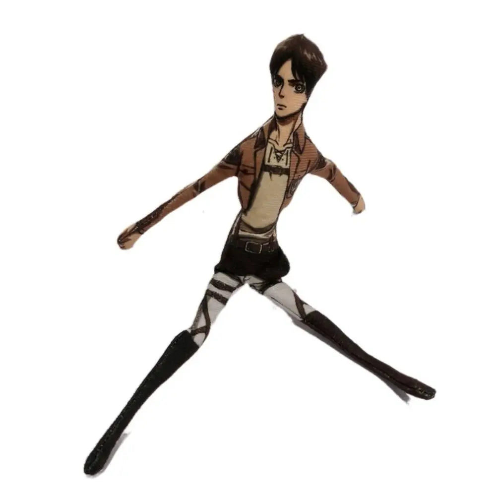 Anime Attack on Titan Plush Toys Doll Kawaii Rivaille Ackerman Twistable Shape Collection Green Stuffed Doll Birthday XMAS Gifts