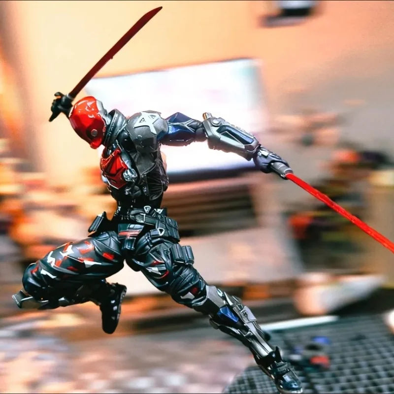 Yamaguchi Arkham Knight Red Hood Robin Jason Todd Figuarts Game Action Figure Model Toy Batman Collection Birthday Gifts