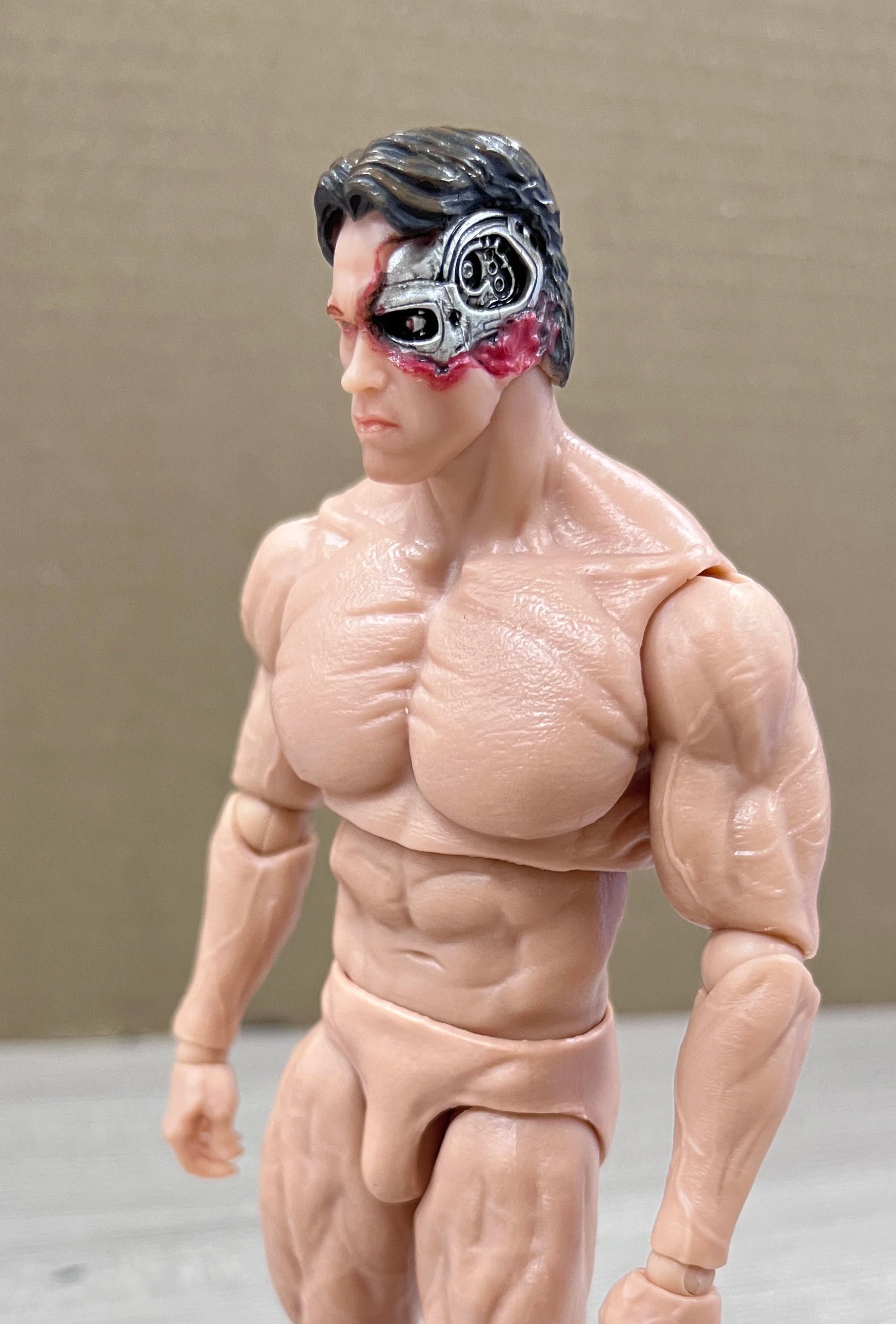 The Terminator T-800 T-850 Devilman 7 Inch Articulated Anime Action Figure Devil Muscle Man Model Collection Customized