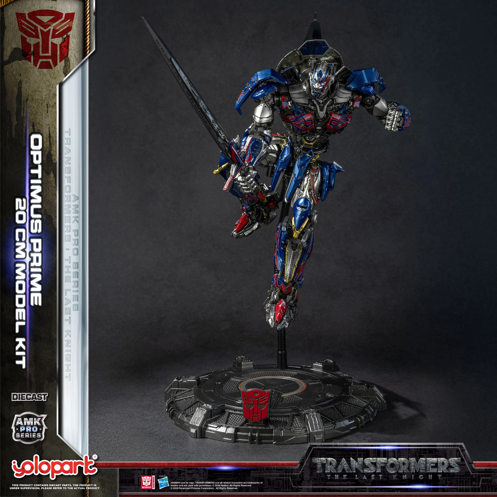 YOLOPARK Transformers Model: The Last Knight AMK PRO Series 20cm Optimus Prime Model Kit Action Figures Toy For Boy Men