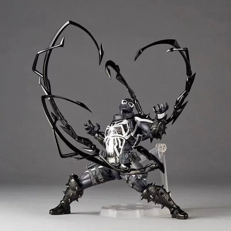 Agent Venom Action Figure Kaiyodo Revoltech Figurine Marvel Pvc Movable Collection Eugene Thompson Ko Model Toy Gfit