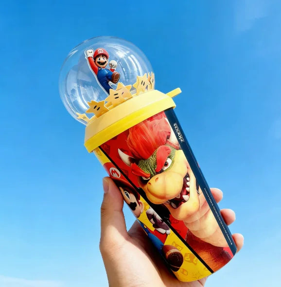Hot Universal Super Mario Galaxy Movie Yoshi Popcorn Bucket Egg Hugging Collectible Snack Storage Drink Cup For Mario Fans