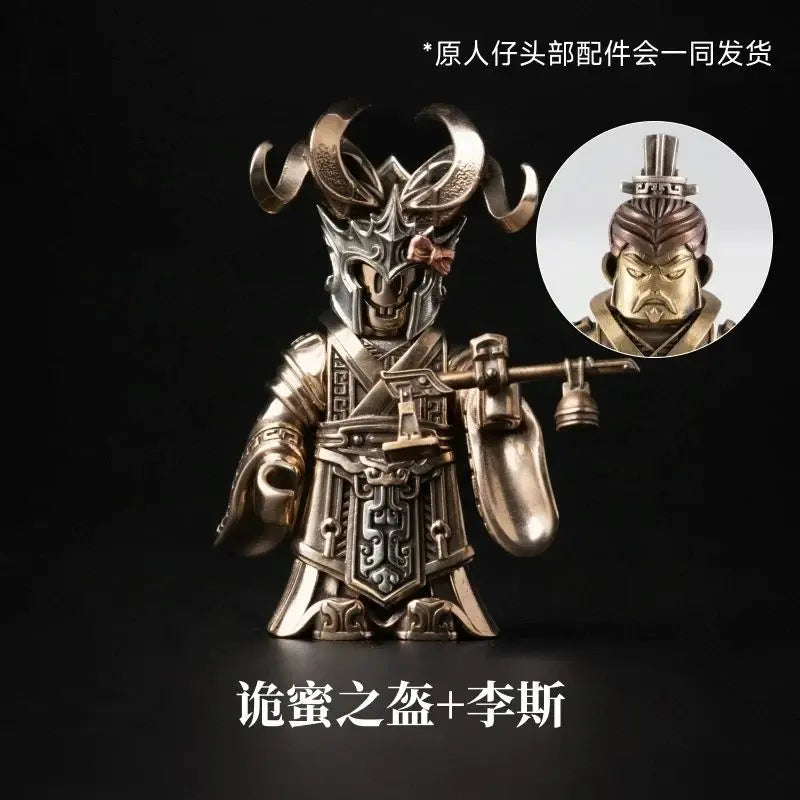 2026 Big Player Series Strange Helmet DIY Head Magnetic Detachable Metal Figurine Desktop Decoration Cultural Creative Souvenir