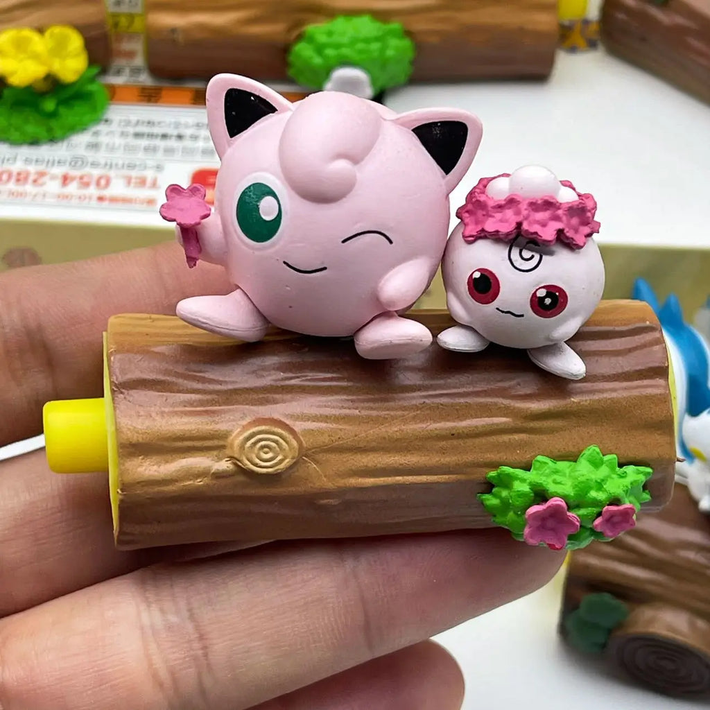 2025 Hot Toys Rement Pokemon Friendship Wood Pikachu Fat Ding Surprise Blind Box Desktop Decoration Children'S Birthday Gift Toy