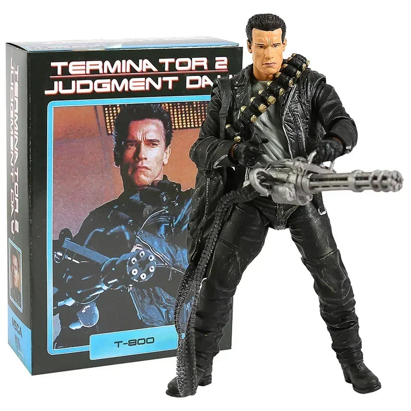 NECA Terminator T-800 T-1000 Action Figure Movable Joints Desktop Decoration Collection PVC Model Toy