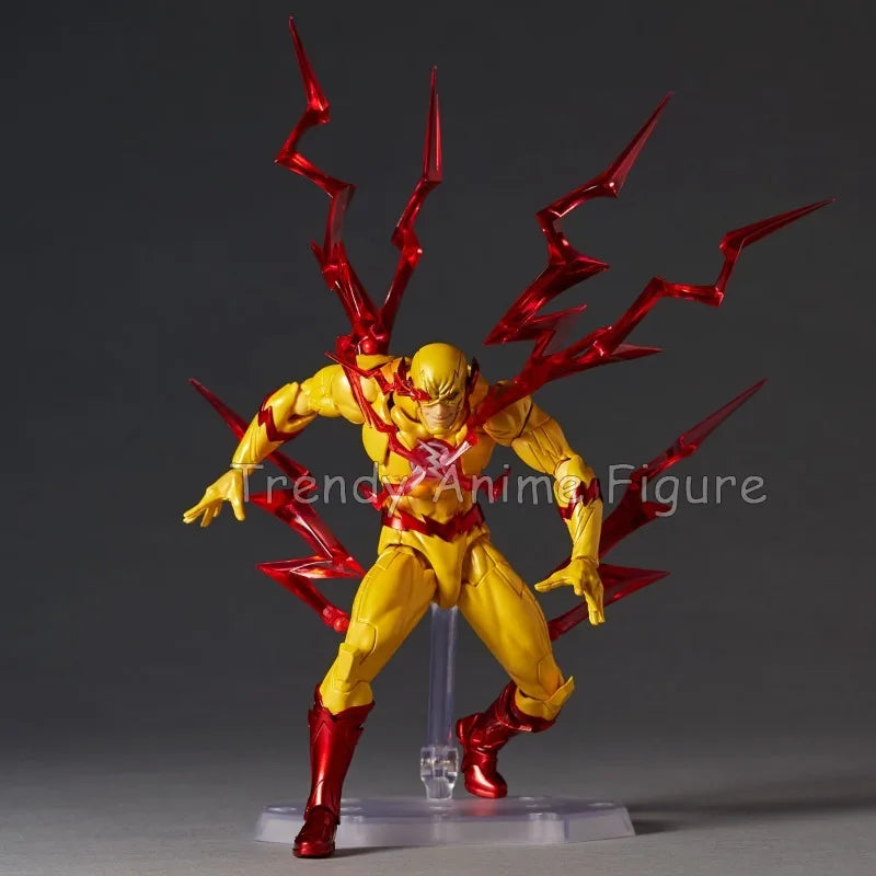 Revoltech Amazing Yamaguchi Flash Action Figure Movable 17cm Flashpoint Model Kaiyodo Flash Figures Toy Collection Holiday Gifts