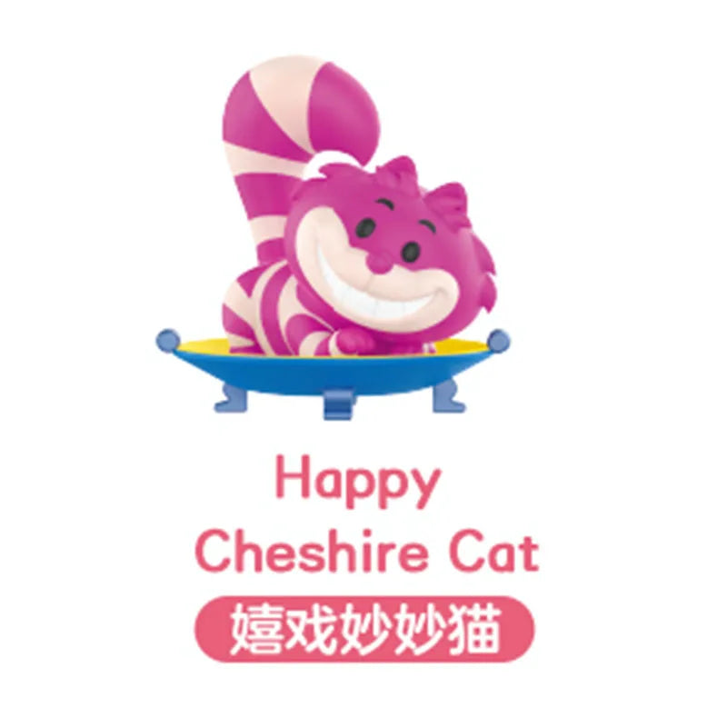 Disney Alice in Wonderland Mad Hatter Cheshire Cat Queen of Heart Tweedle Dee March Hare White Rabbit Action Figure Toys