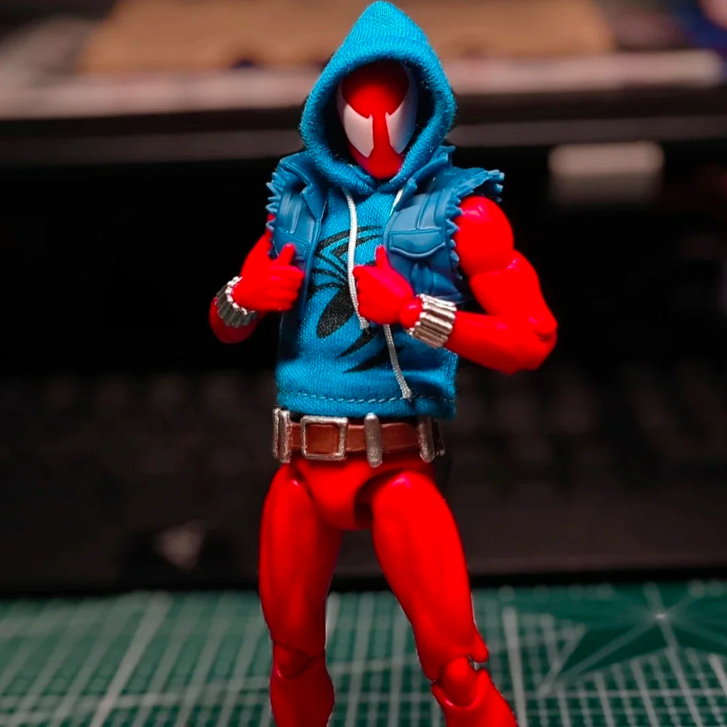 Ct Toys Anime Action Figure Figurine Scarlet Spider Spiderman Mafex 186 The Amazing Spider-Man Comic Version Gifts Toy
