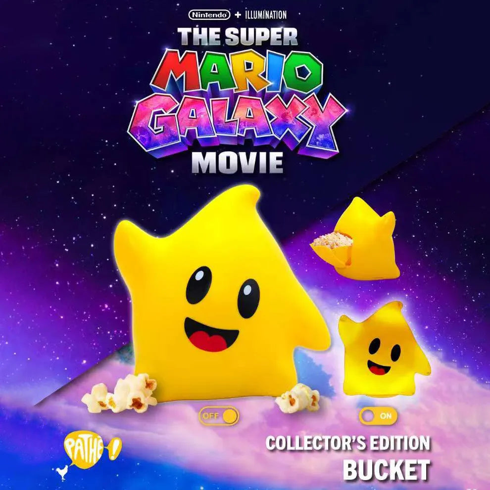 Hot Universal Super Mario Galaxy Movie Yoshi Popcorn Bucket Egg Hugging Collectible Snack Storage Drink Cup For Mario Fans