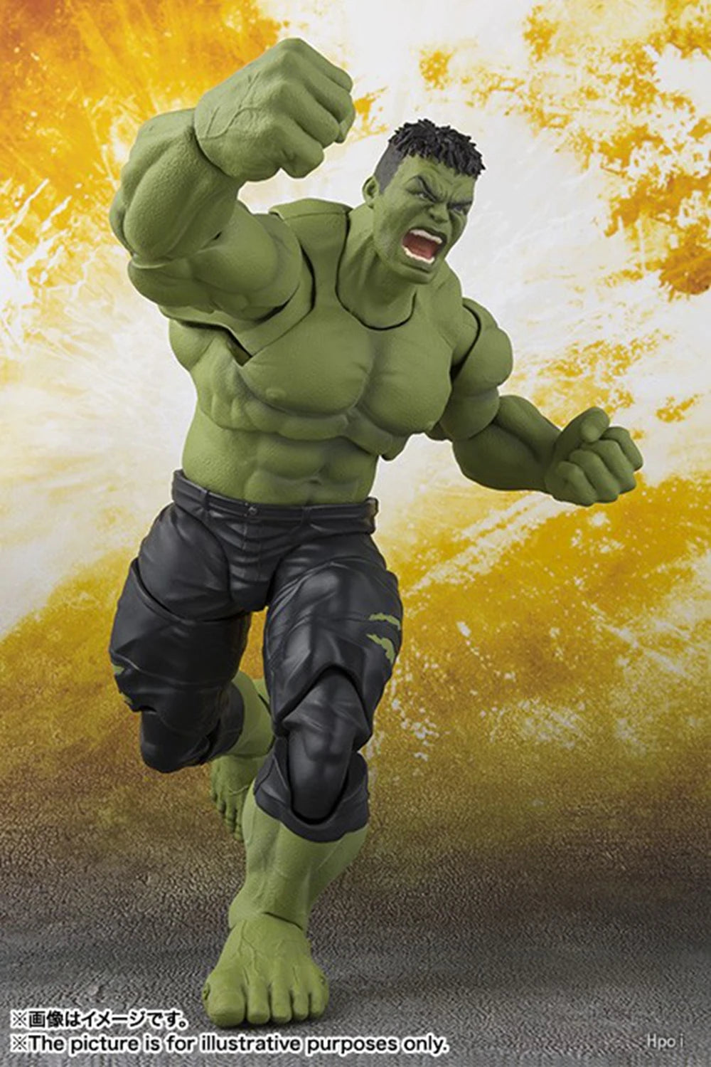 25CM BANDAI Anime Hulk Figure Replacement S.H.Figuarts Model Toy Doll Collection Gift Action Figure PVC
