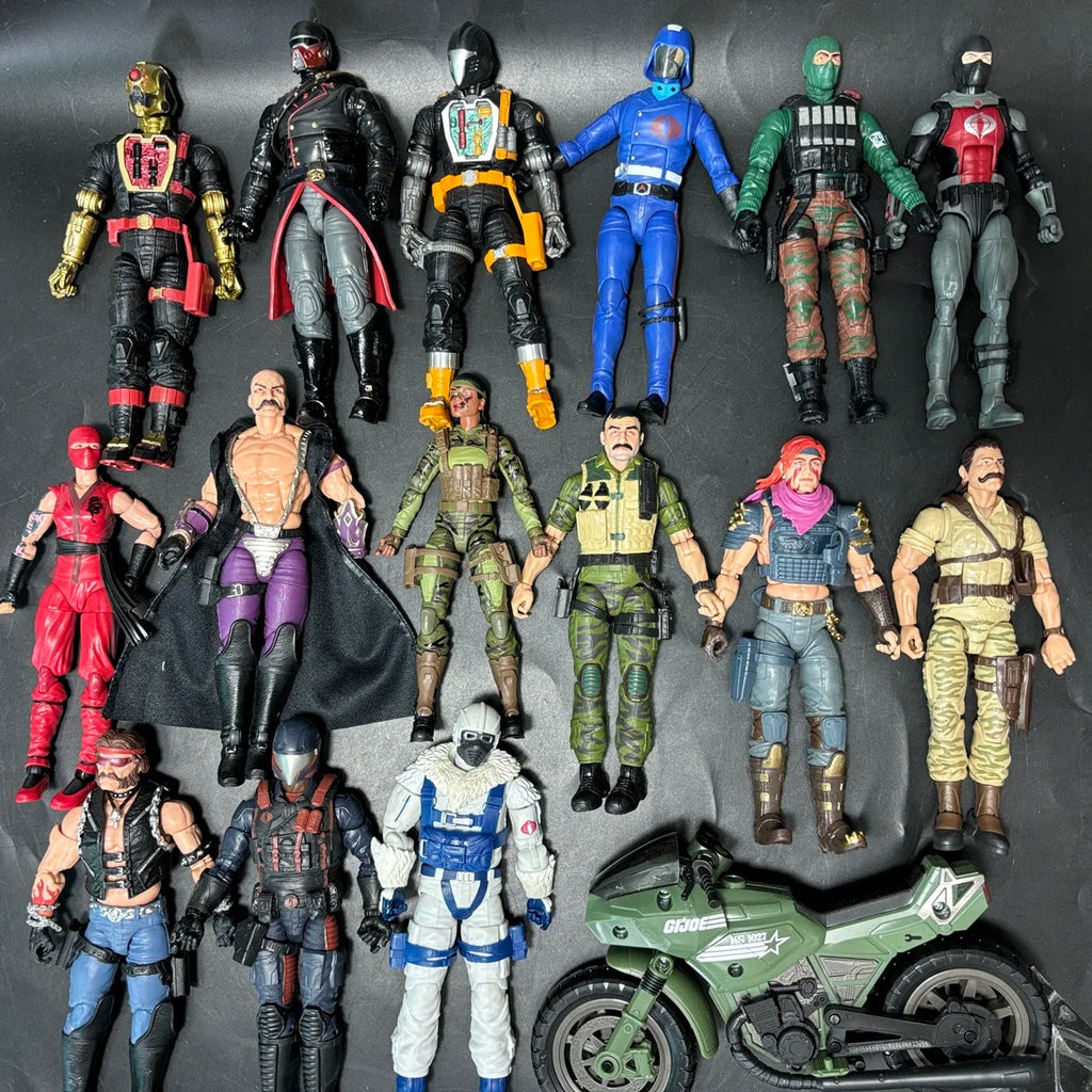 G.I. Joe GI Joe Classified Series 6" Mindbender Snake Eyes Commander SAW Viper Big Ben General Hawk Action Figure Model Toy Gift