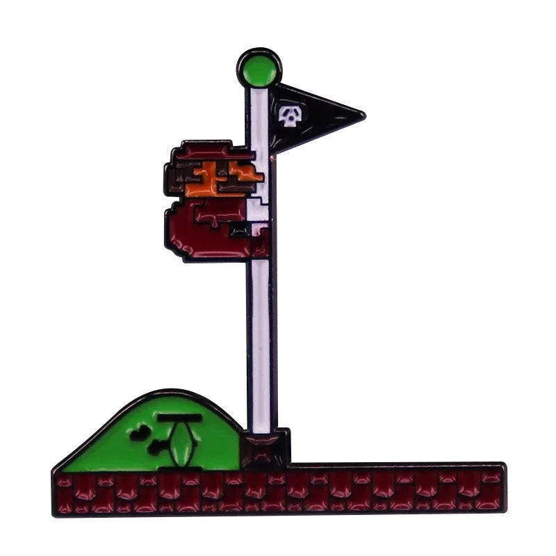 Anime Super Mario Enamel Pin Lapel Pins for Backpacks Brooches Badges Fashion Brooch for Clothes Jewelry Gifts Friends