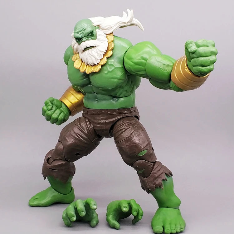 Hulk Figure Bruce Banner Action Figuras Movie The Avengers Maestro Figurine Model Ornament 20cm GK Statue Toys Gift for Kids