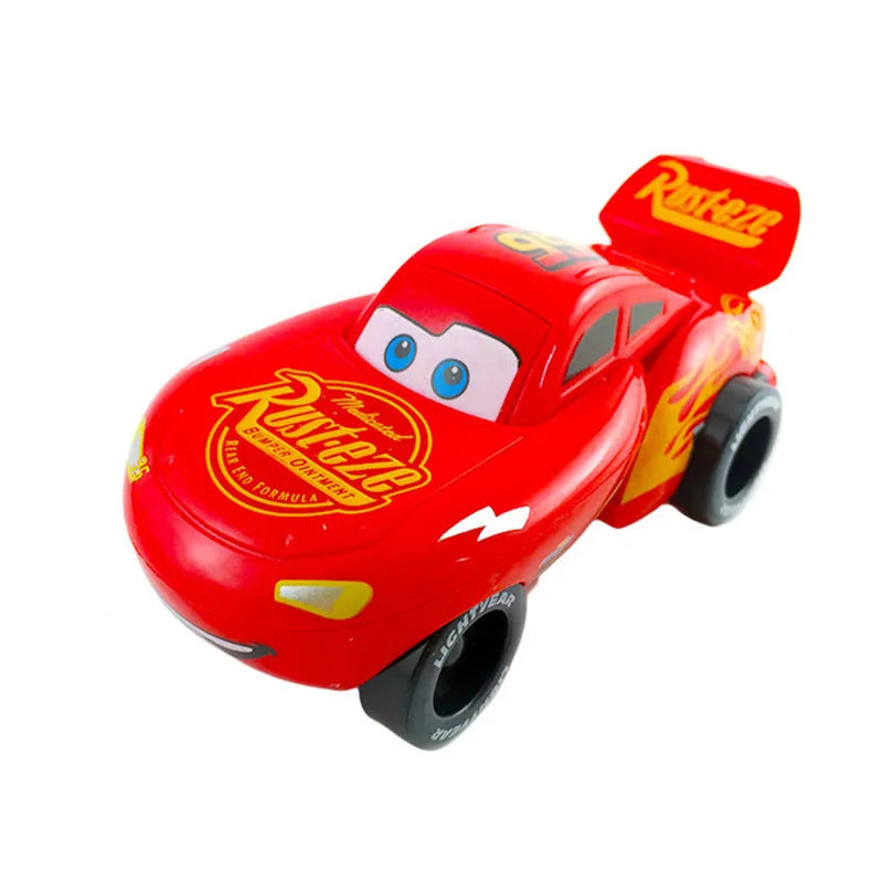 Disney Pixar Cars Anime Figures PVC McQueen Cruz Ramirez Model Racing Cars Funny Deformed Egg Toys For Kids Boy Gift