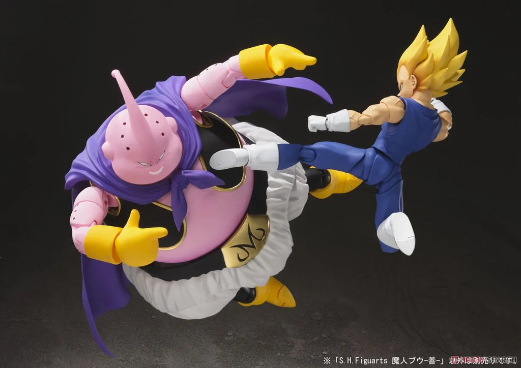 Bandai SHF S.H.Figuarts Dragon Ball MAJIN BUU kindness anime full Action Figure Model Kit original toy gifts for kids
