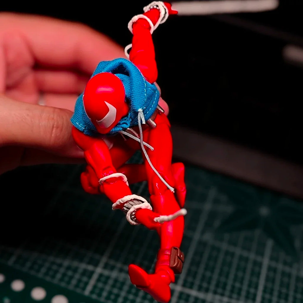 Ct Toys Anime Action Figure Figurine Scarlet Spider Spiderman Mafex 186 The Amazing Spider-Man Comic Version Gifts Toy