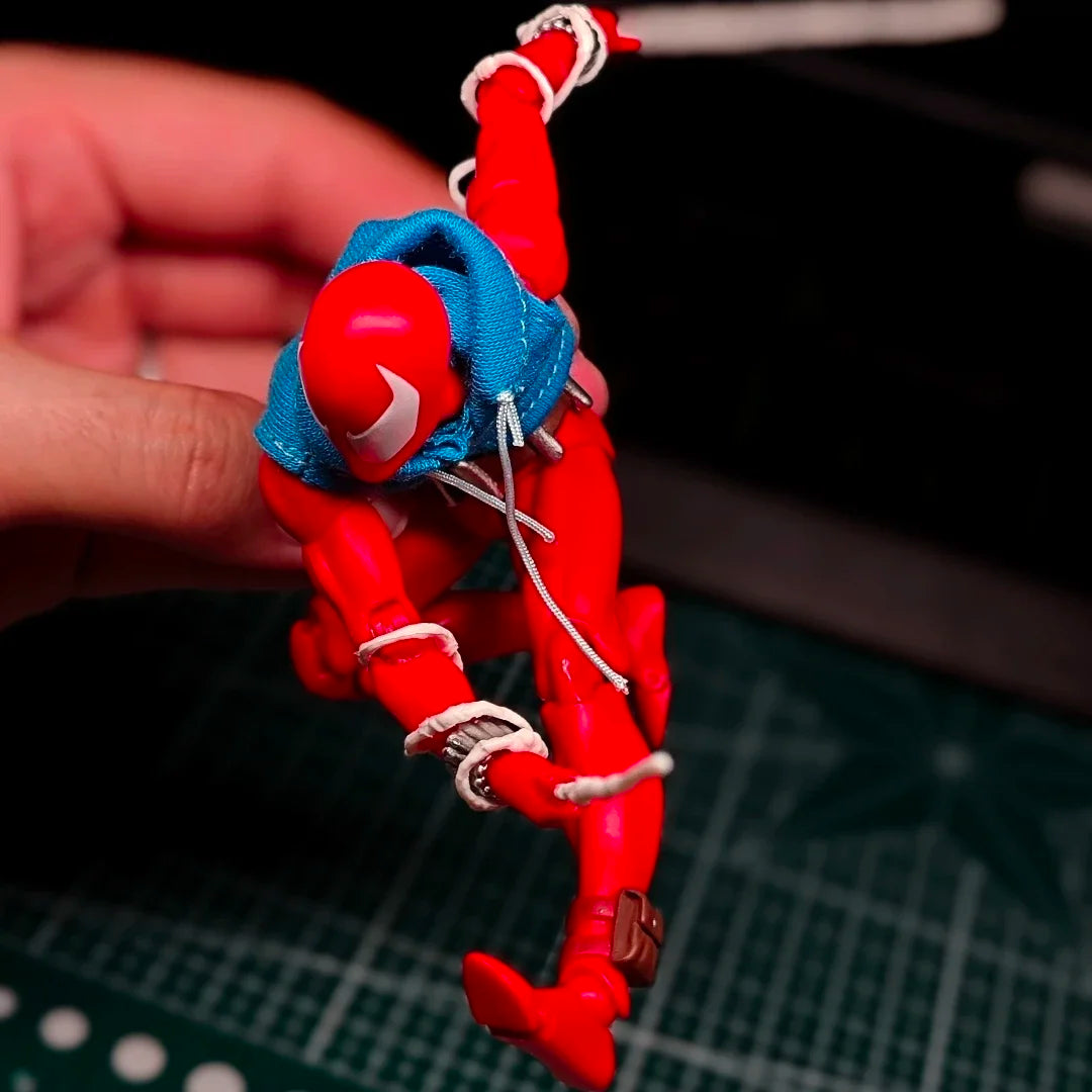 Ct Toys Anime Action Figure Figurine Scarlet Spider Spiderman Mafex 186 The Amazing Spider-Man Comic Version Gifts Toy