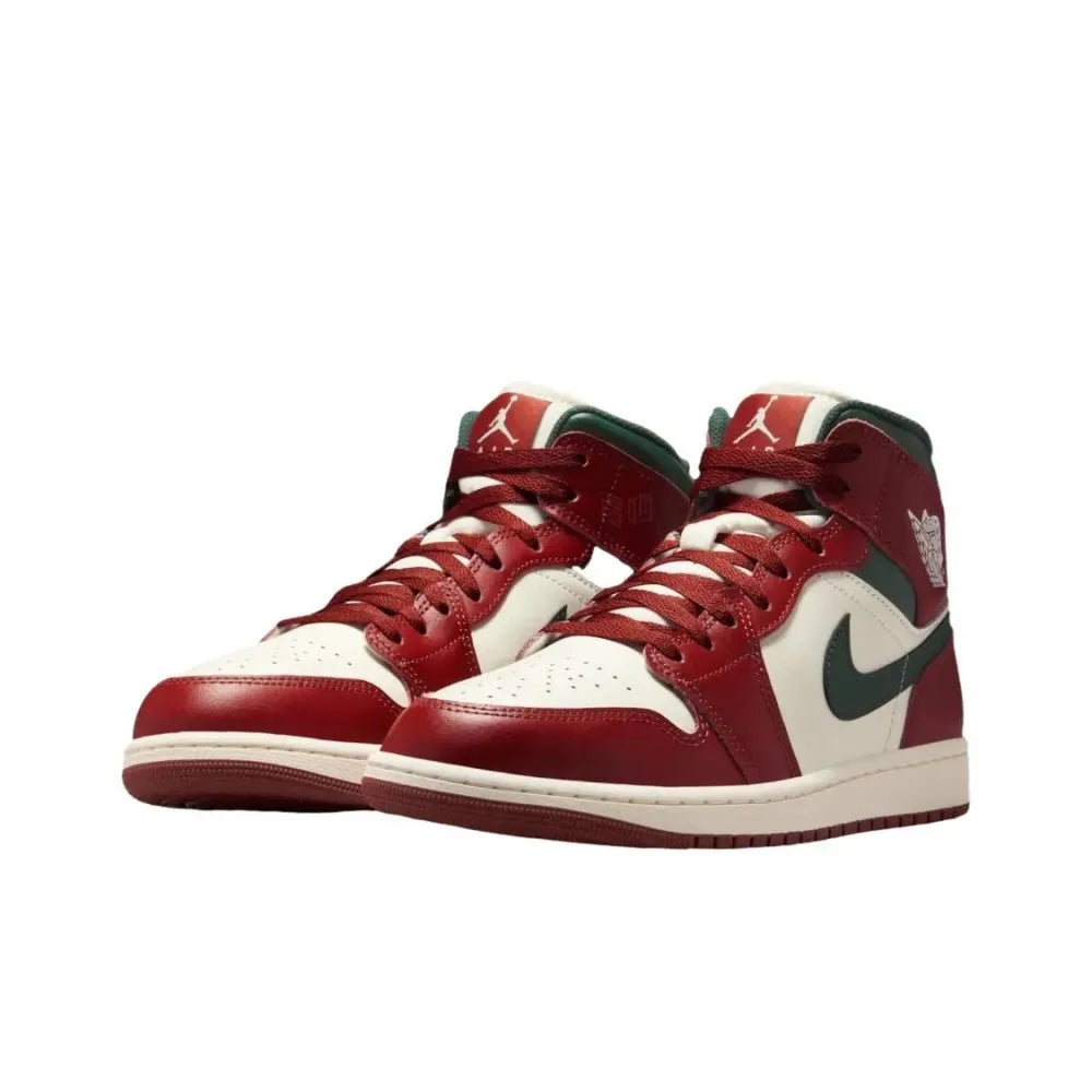 Nike Air Jordan 1 Mid Basketball Shoe Unisex - Classic Iconic Basketball Sneaker Comfortable and Versatile DQ8426-105