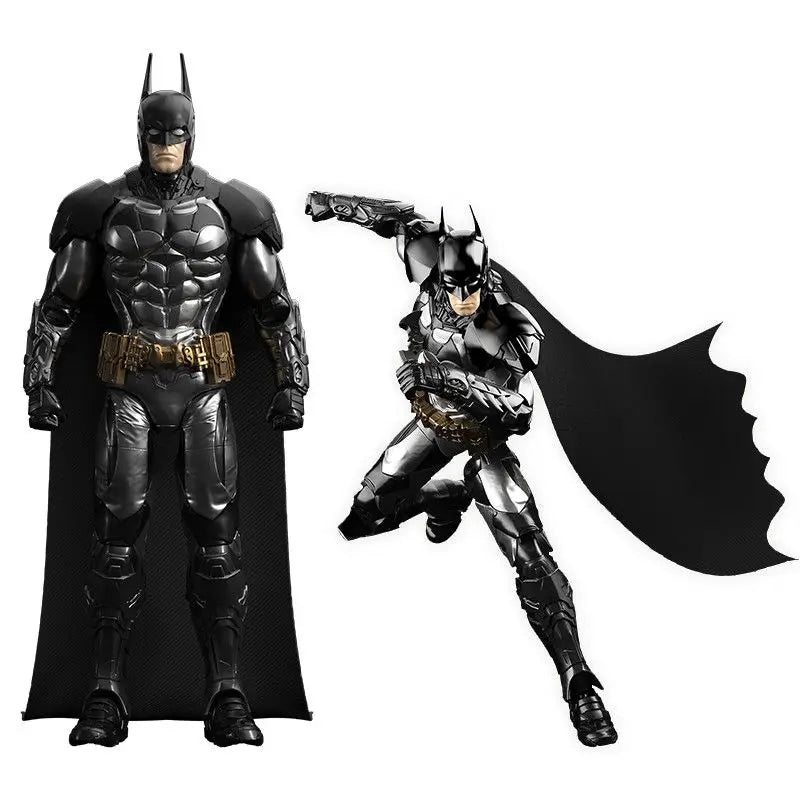 F5 ROUNDD CULTURE Batman: Arkham Knight Deathstroke Red Hood Anime Figure Blind Box Assemble Movable Model Toys Collection Gifts