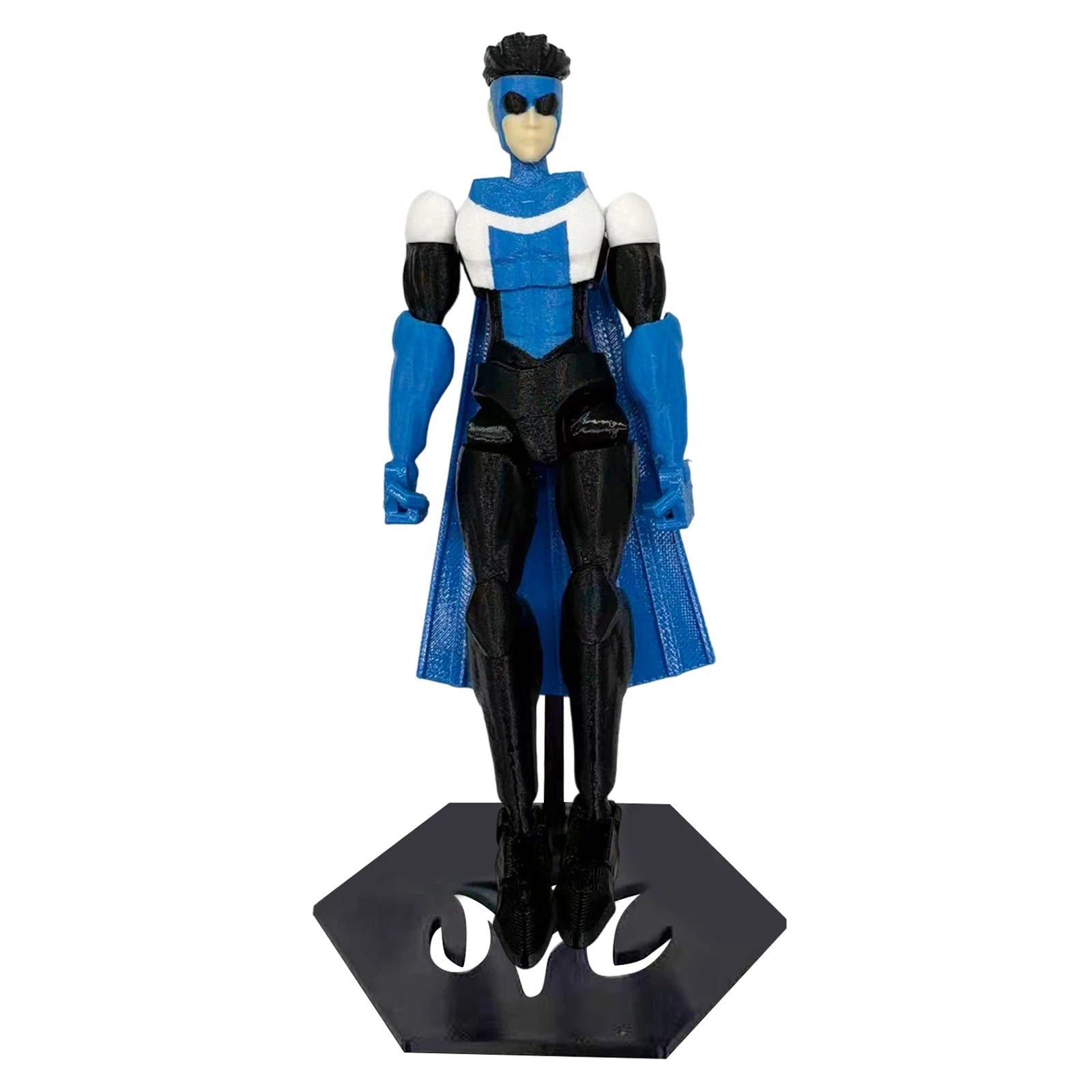 Multi-Joint Action Figure - Invincible T13 3D Printed Collectible with Base, Anti-Fall Joint Locks & UV-Resistant Coating Deskto