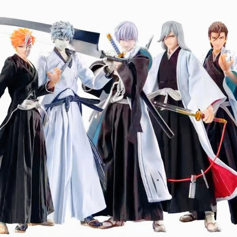 Bleach anime blind box mystery figure collection random character Ichigo Rukia Aizen Toshiro Byakuya collectible toy gift