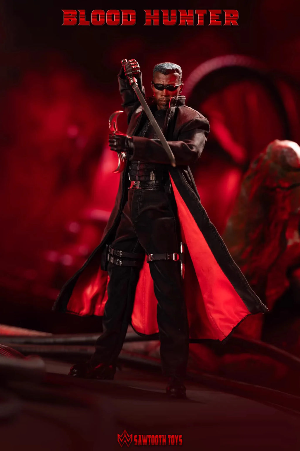 New Genuine Sawtooth Toys Action Figure Blood Hunter 1/12 Scale 6 Inch Collectible With Replaceable Heads Weapons Accessories