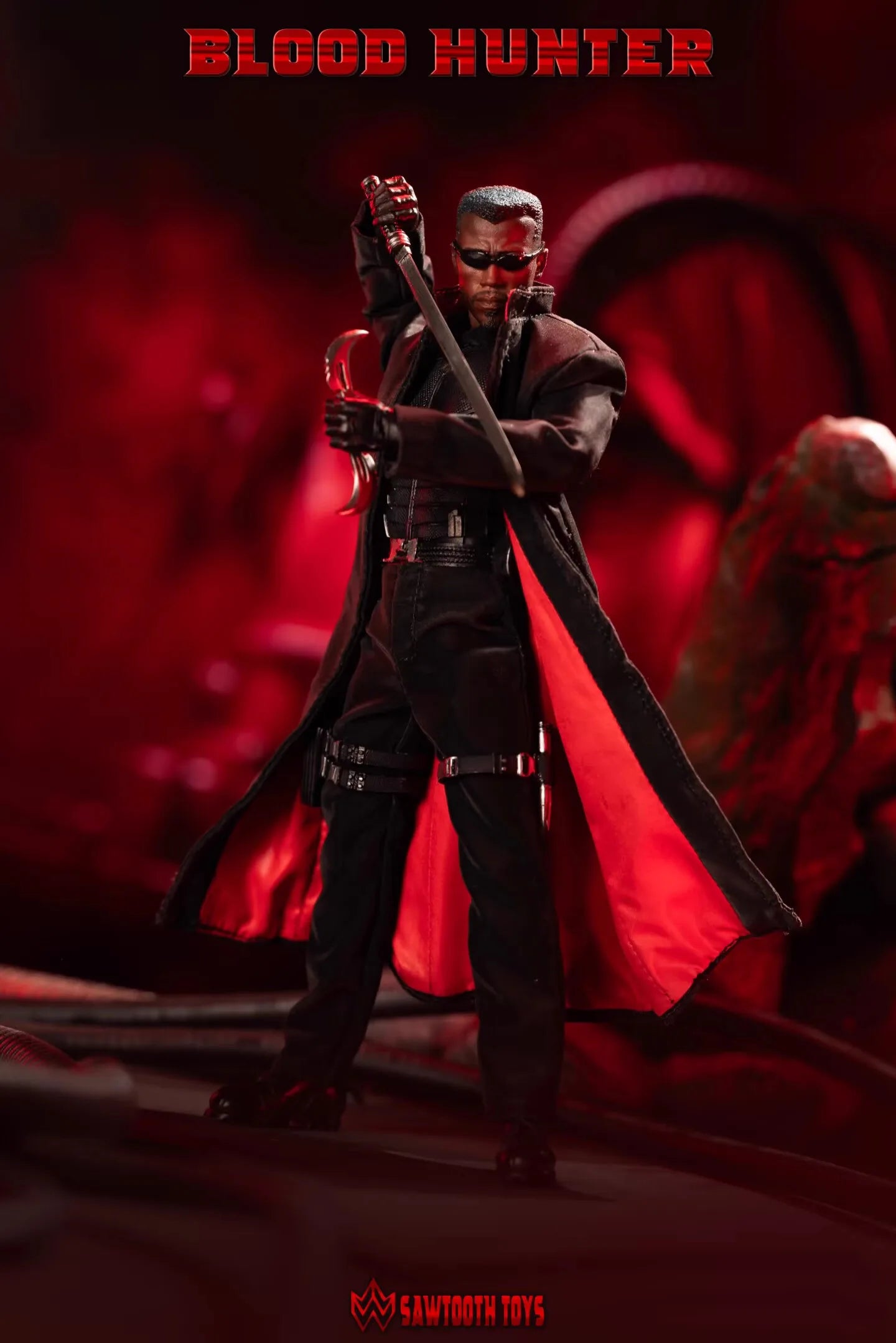 New Genuine Sawtooth Toys Action Figure Blood Hunter 1/12 Scale 6 Inch Collectible With Replaceable Heads Weapons Accessories