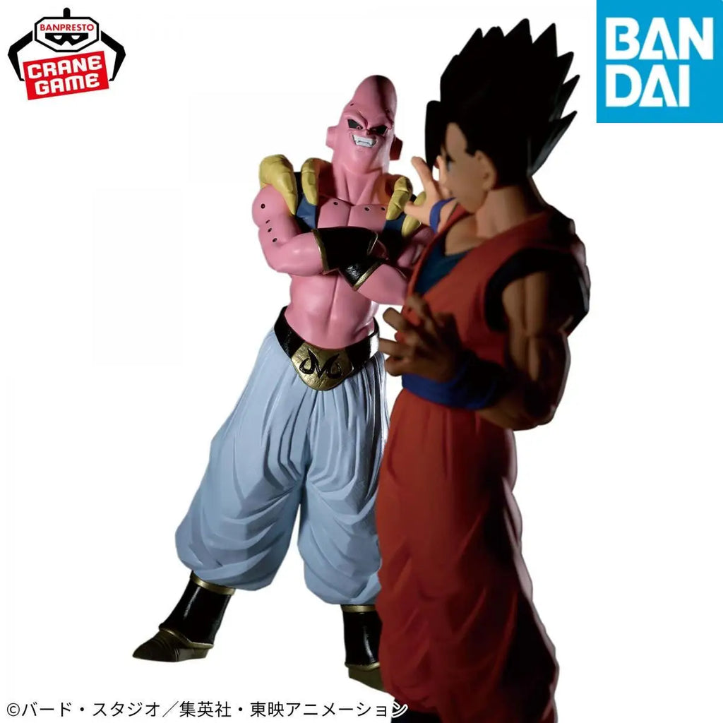 BANDAI Original Dragon Ball Z MATCH MAKERS Majin Buu Son Gohan Anime Action Figure Model Toys PVC Besktop Decorate Festival Gift