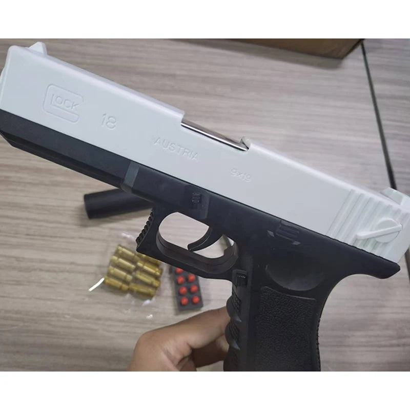 2026 Newest Shell Ejecting Airsoft Pistol Soft Bullet Toy Gun Kids Outdoor Shooting Game Boys Gift