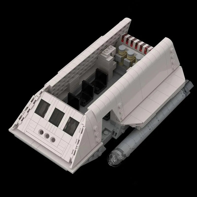 530PCS Star Trekses Type F Shuttlecraft TOS Classic Spaceship Sci-Fi MOC DIY Education Model Building Blocks Birthday Toys Gift