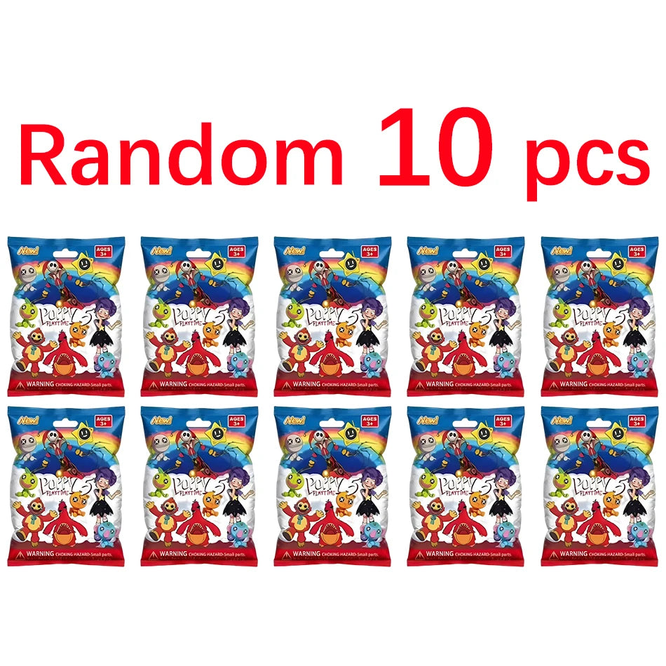2-24pcs Bobi Game 5 Series Blind Box Toy Horror Smile Animal Handmade PVC Model Ornament Birthday Gift Peripheral Blind Box