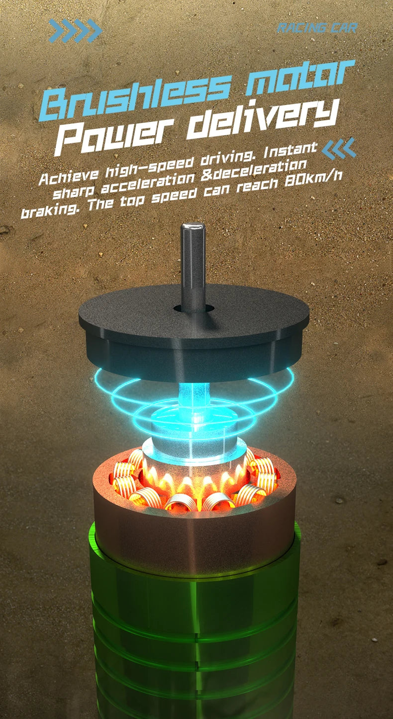 ZLL SG316 MAX 1:16 High Speed Drift Racing Car 80KM/H Brushless Motor 4WD RC Off Road Car Monster Trucks Toys for For Kids Gifts