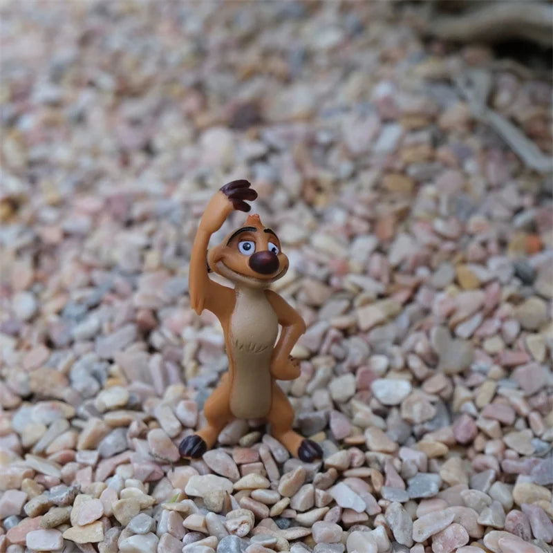 Disney The Lion King Timon Zazu toucan Action Figure Dolls Toys Kids Christmas Gifts for Kids Collection PVC Model Desk Decora