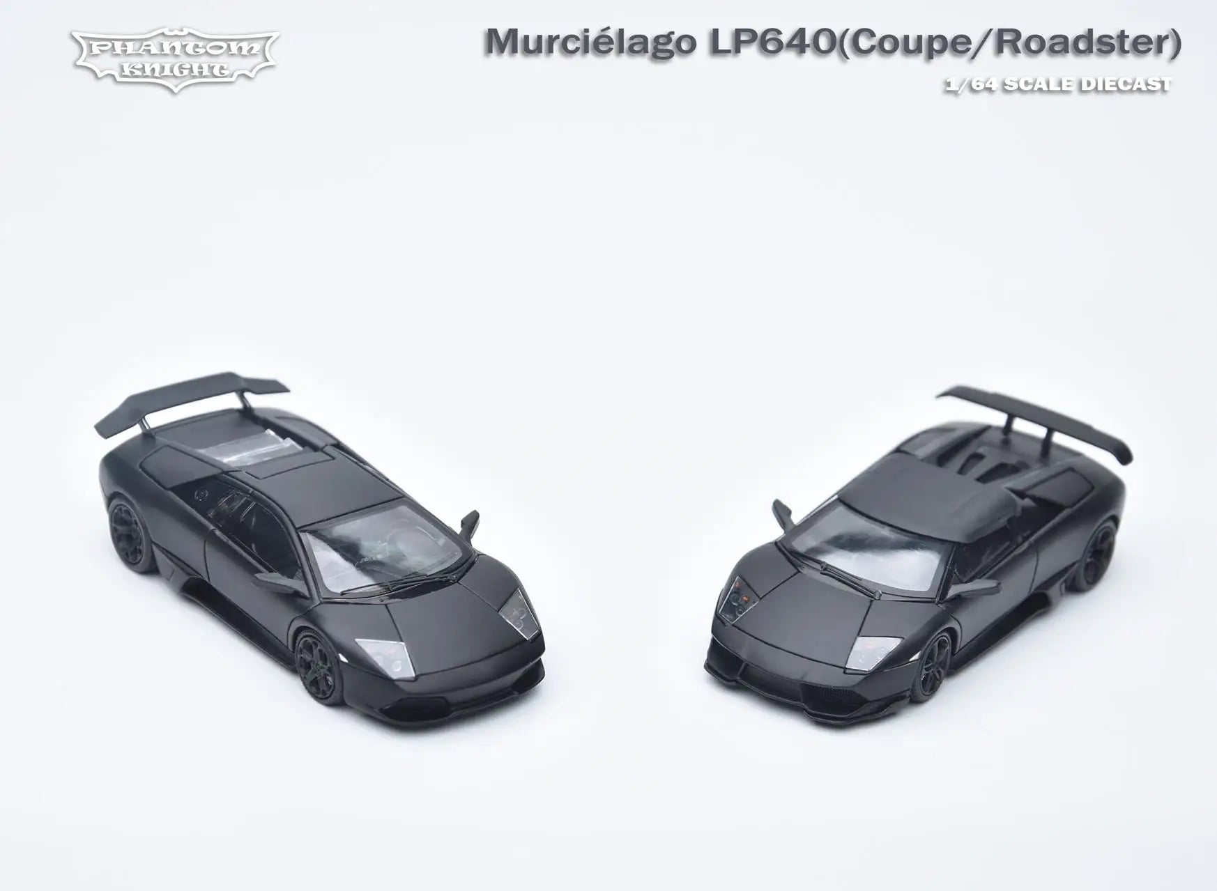 1:64 Phantom Knight Pk Lambo Murcielago Lp640 Batmobile Simulation Alloy Miniature Diecasting Car Model Custom Toy Gift Ornament