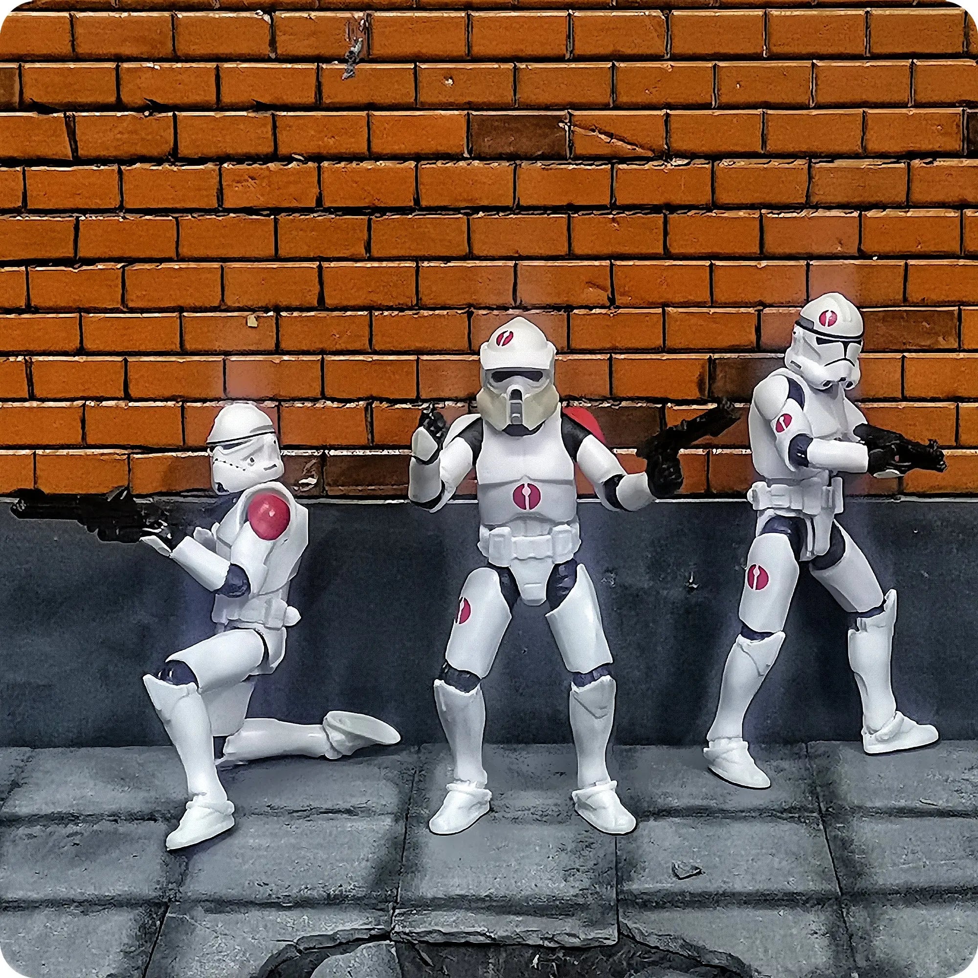 Star Wars 3.75 Inch Trooper 1/18 501st Legion Action Figure Hardcase REX Anakin Dogma Tup Toys Model Loose