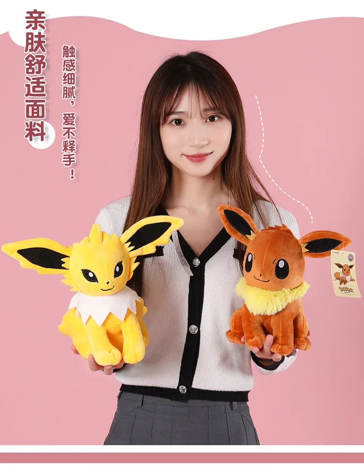 POKEMON Original Plush Toy Gengar Mimikyu Pikachu Charizard Genuine Kawaii Plush Doll Soft Cute Cartoon Piplup Toy for Kids Gift