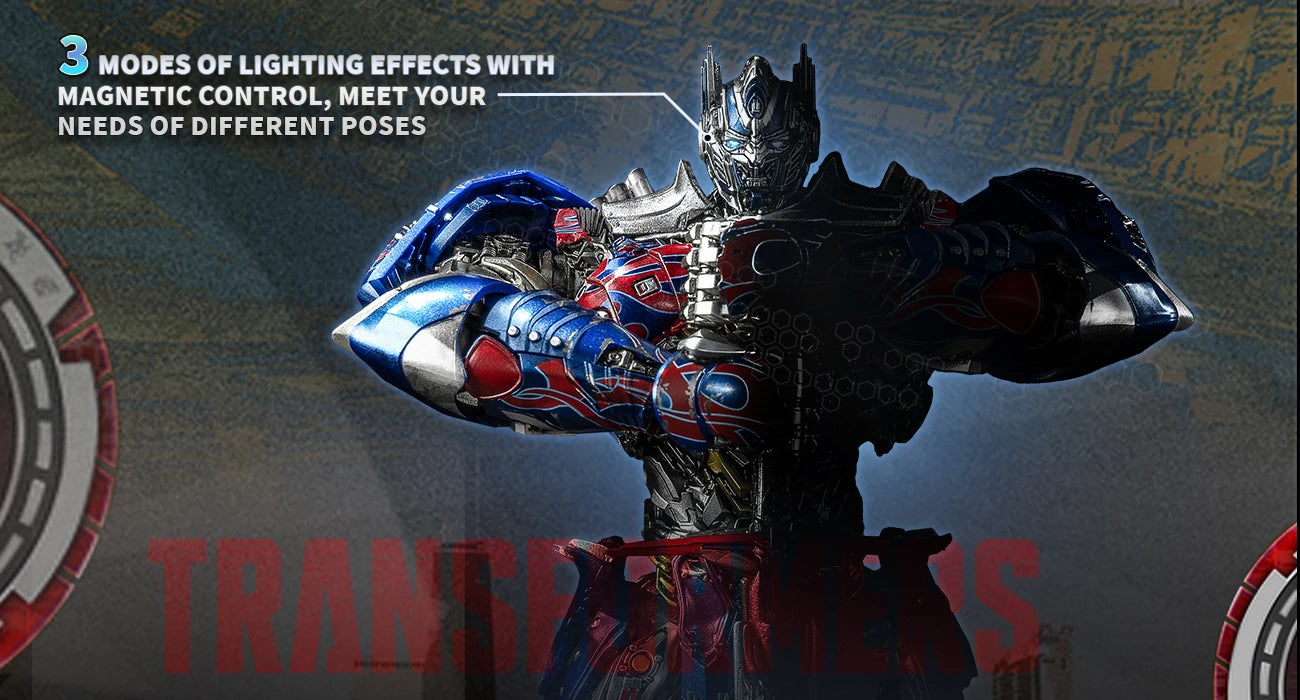 YOLOPARK Transformers Model: The Last Knight AMK PRO Series 20cm Optimus Prime Model Kit Action Figures Toy For Boy Men