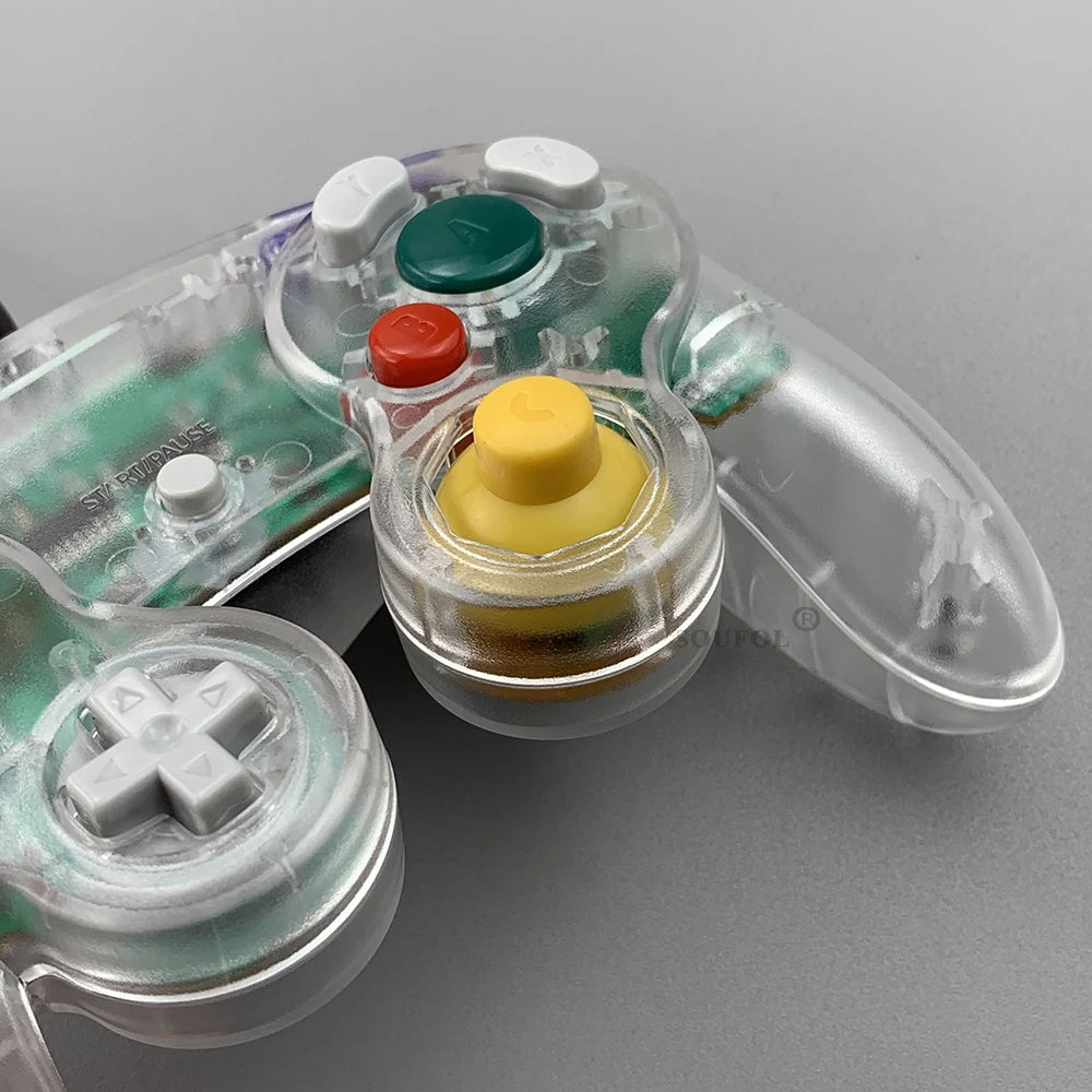 New Wired Game Controller for GameCube NGC Single Button Wired Gamepad Joystick for NGC Game Console Dropshipping