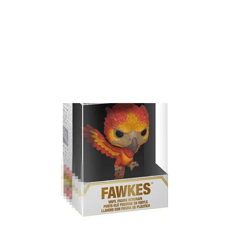 Funko POP Keychain Hermione Series Ginny Ron Hedwig Snape Fawkes Dementor Luna Pocket Pop Key Ring Chain Toy
