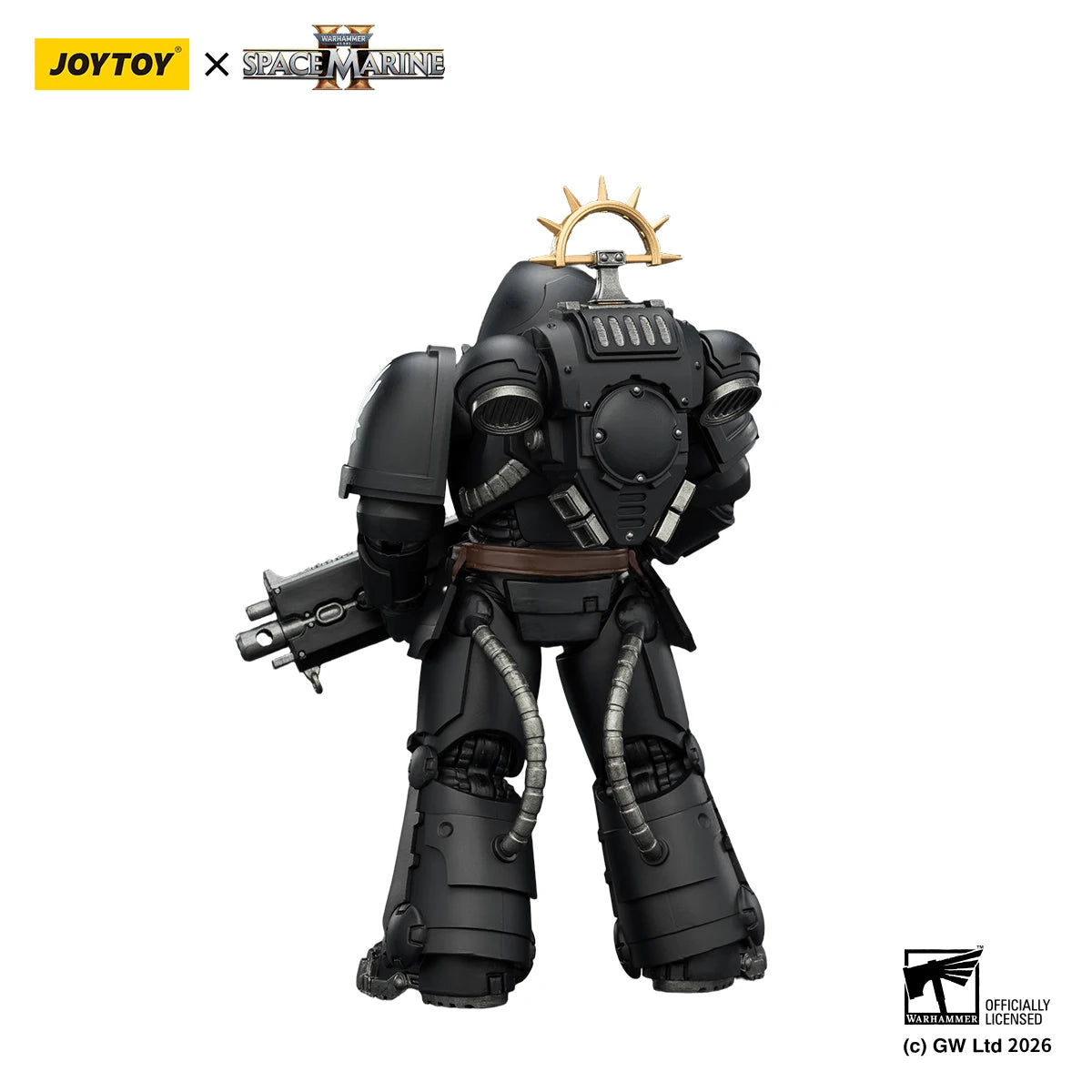JOYTOY Warhammer 40,000 1/18 Action Figure Game Edition  Iron Hands Heavy Intercessor Anime Military Model