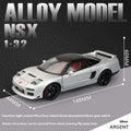 1:32 Honda Acura NSX NA1 Supercar Racing Sports Couple Alloy Metal Diecast Model Car Sound & Light Collection Simulation Gifts