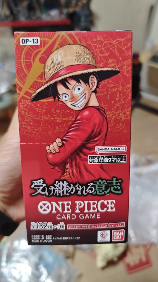 Bandai Genuine One Piece Card OPCG God Speed Fist Luffy Pirate Group Seven Japanese Sealed Card Collection Toys Gift
