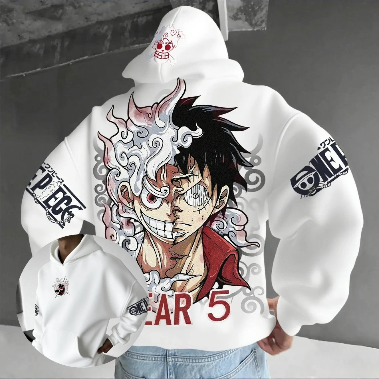 One Piece Luffy Anime Hoodie man women Pullover Sweatshirt Streetwear Casual Autumn spring Cosplay Long Sleeve Tops