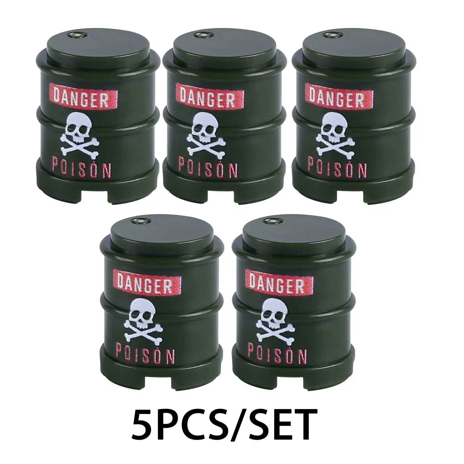 MOC WW2 Military Oil Drum Fuel Tank Printed Building Blocks Weapons Soldiers Accessories War Scene Accessories Bricks Toys Boys