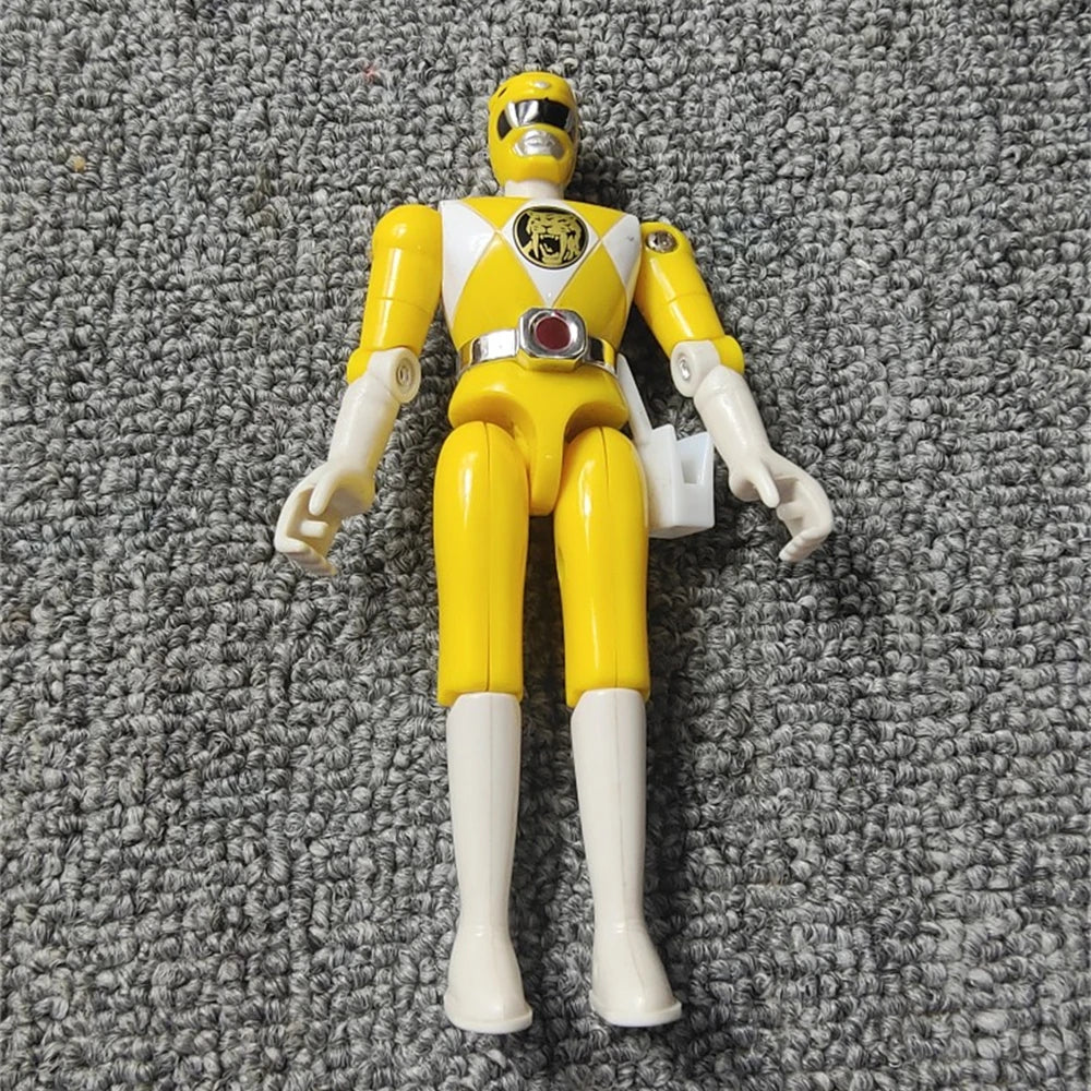 Power Rangers Black Ranger Yellow Ranger Pink Ranger Genuine Bulk Goods Have Defects Model Doll Action Figure Birthday Gift
