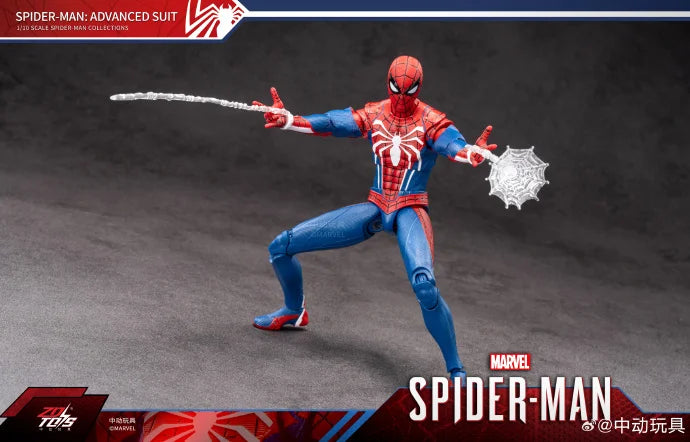 Marvel Avengers Spider-Man Speed Suit Action Figure Toy Display Case Poseable Model Figurine Collectible Birthday Gift