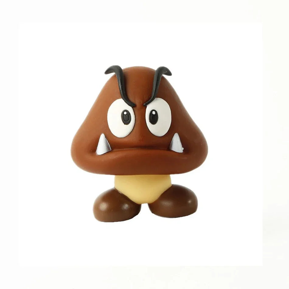 Super Mario Bros Cartoon Dolls Model Birthday Gift Anime Figures Luigi Yoshi Mario Creative Collectible Model Toys.*