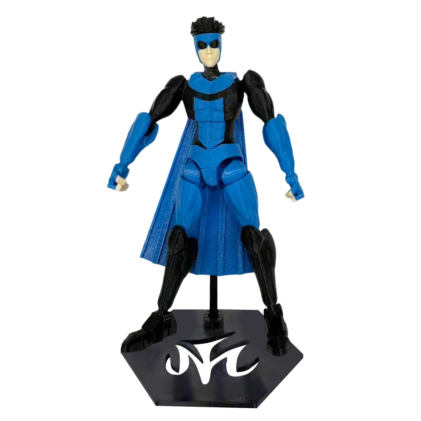 Multi-Joint Action Figure - Invincible T13 3D Printed Collectible with Base, Anti-Fall Joint Locks & UV-Resistant Coating Deskto